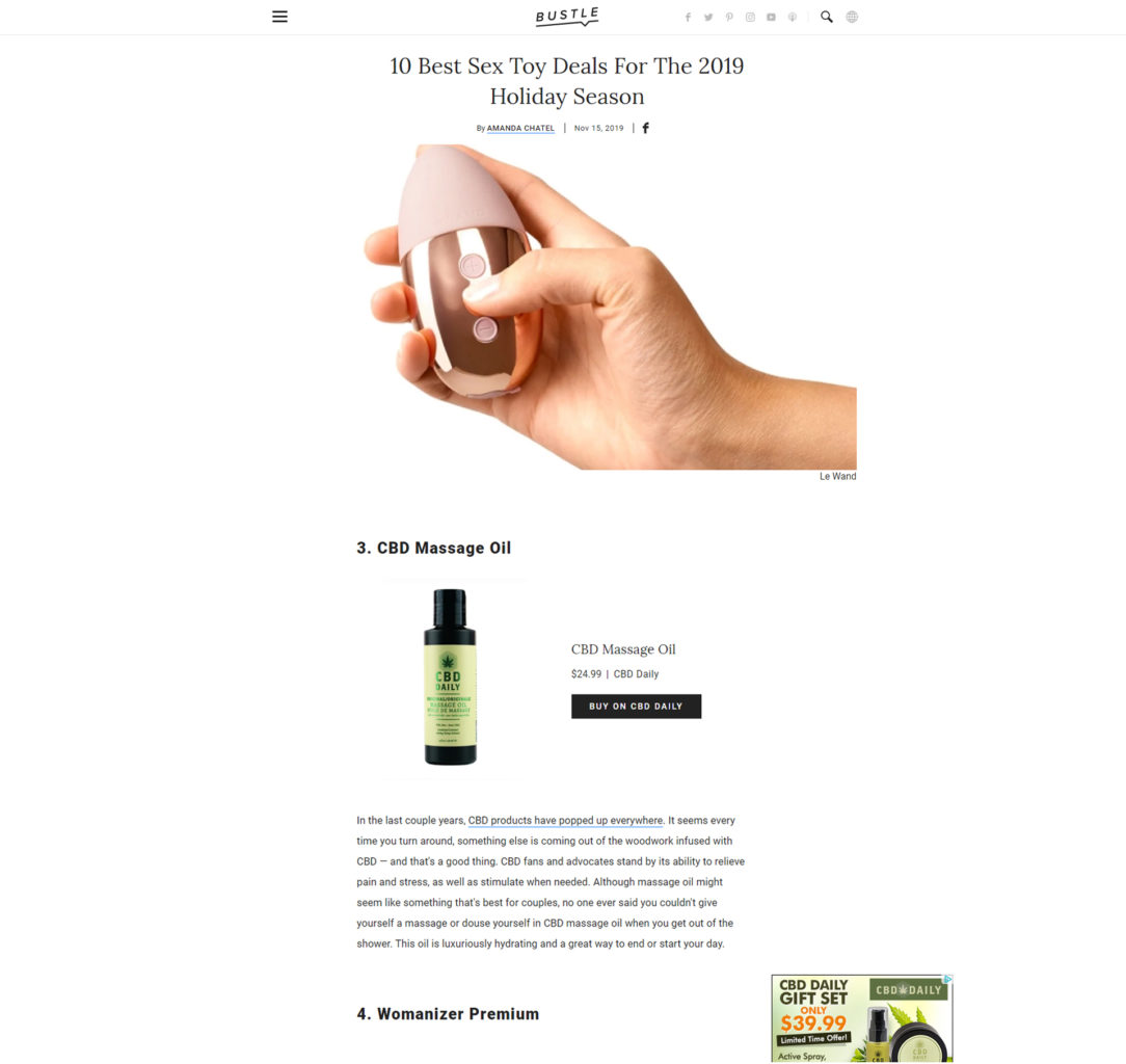 Testimonials | BUSTLE